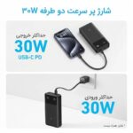 پاوربانک انکر مدل A1384 ظرفیت 20000 میلی آمپر ساعت توان 30W - Image 4