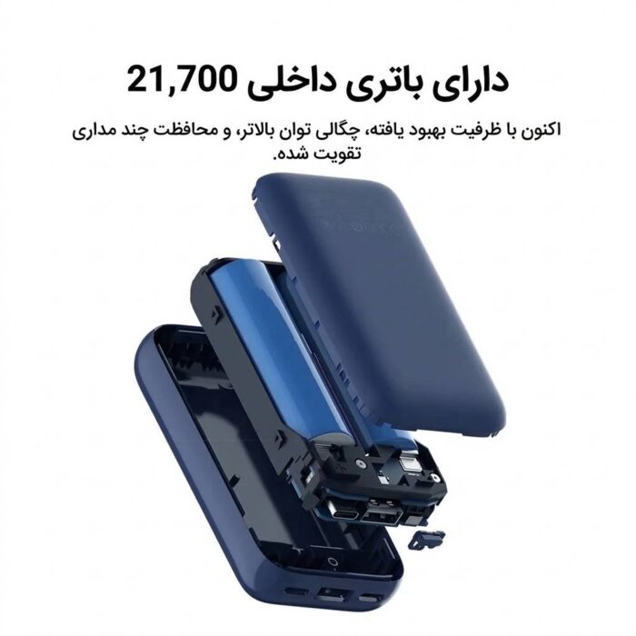 پاوربانک شیائومی مدل Pocket Edition Pro ظرفیت 10000 میلی آمپر ساعت توان 33W - Image 3