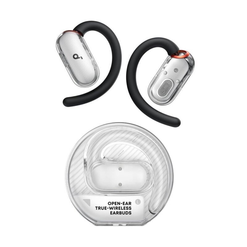نمای رسمی از هدفون طراحی باز انکر مدل Anker SoundCore V40i رنگ سفید بلوتوثی با پس زمینه سفید